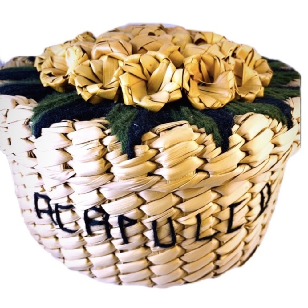 HAND WOVEN ACAPULCO BASKET
